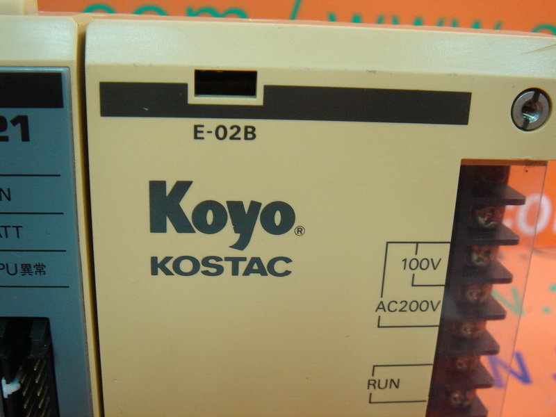 Koyo KOSTAC E-02B プログラマブルコントローラーユニット KOYO E-02B KOSTAC /SA-21 / E-05N /E-05T - PLC DCS SERVO Control